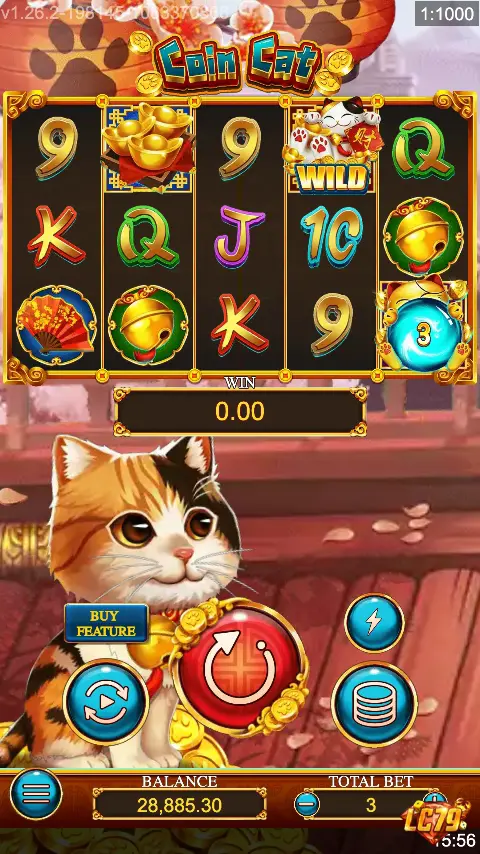 Trải nghiệm Coin Cat LC79 — ảnh gameplay
