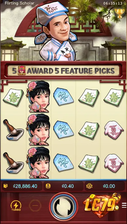 Flirting Scholar #PG-SLOT-036 — ảnh giao diện