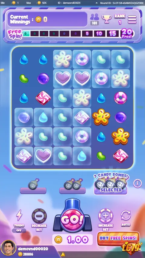 Mẹo chơi Sugar Blast LC79 — ảnh màn hình
