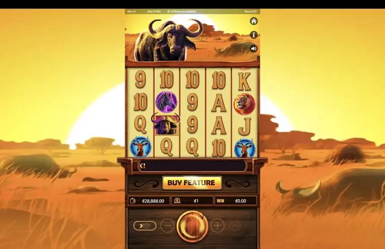 Ảnh giao diện chính game African Buffalo 5000 (Kingmidas #) (slot) chơi tại LC79