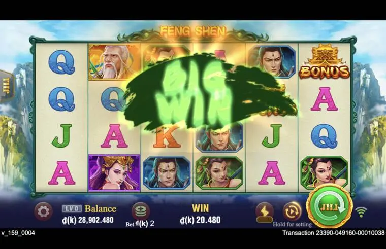 Ảnh bảng biểu tượng & tính năng game Fengshen (slot JILI) chơi tại LC79
