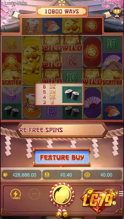 Lucky Neko — ảnh màn hình