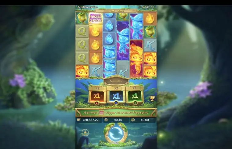 Ảnh màn hình gameplay game Mystical Spirits (slot PG) chơi tại LC79