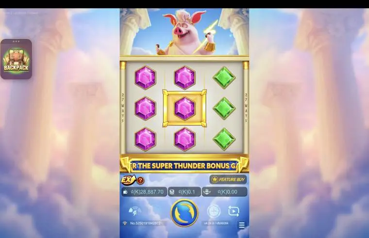 Ảnh màn hình gameplay game Olympig (slot JDB) chơi tại LC79
