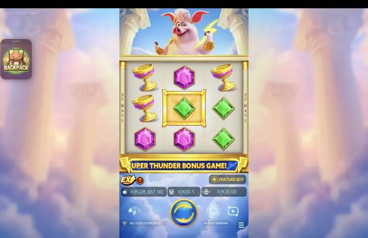 Ảnh bảng biểu tượng & tính năng game Olympig (slot JDB) chơi tại LC79