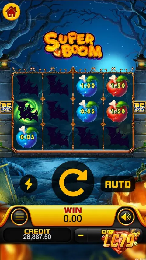 SUPER BOOM — ảnh giao diện