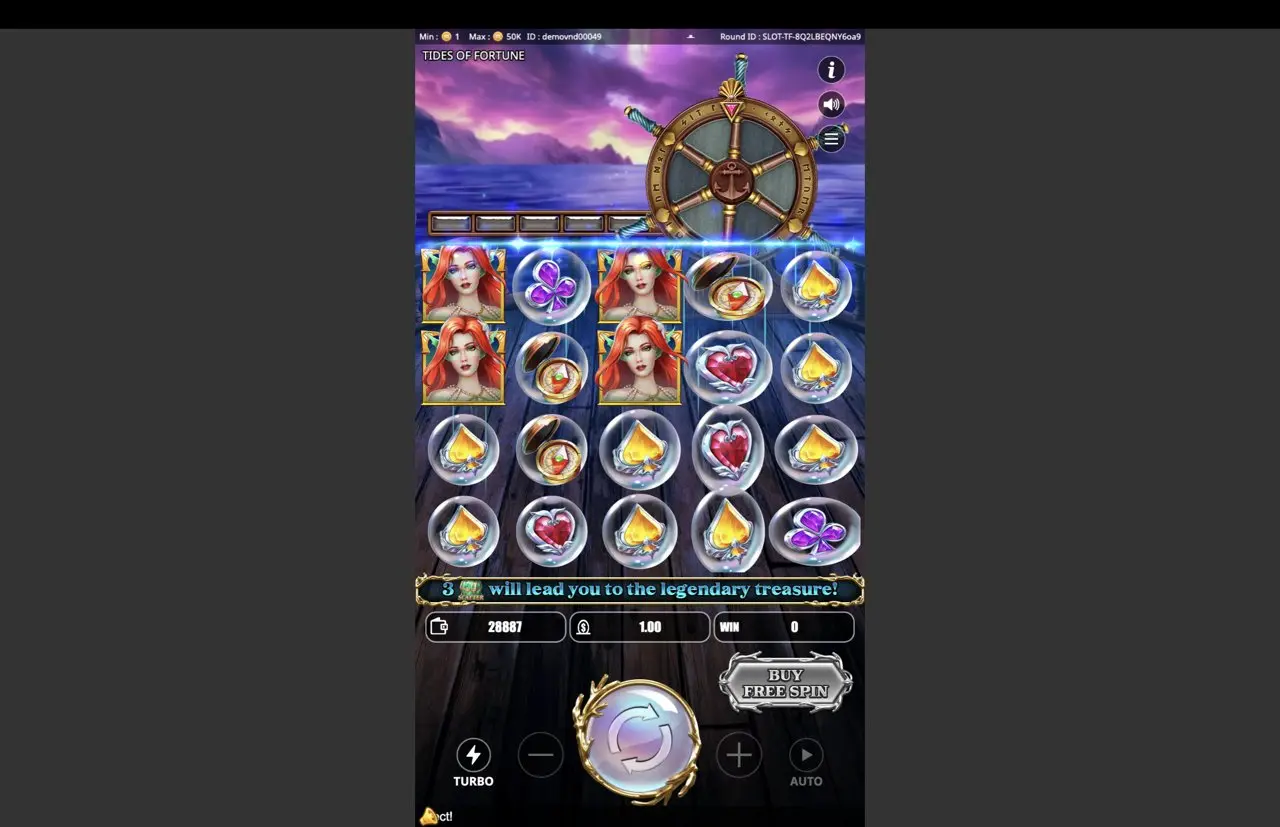 Ảnh giao diện chính game Tides of Fortune (Kingmidas #) (slot) chơi tại LC79