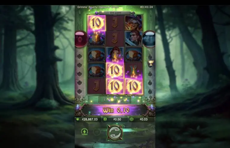 Ảnh màn hình gameplay game Grimms' Bounty: Hansel & Gretel (slot PG) chơi tại LC79
