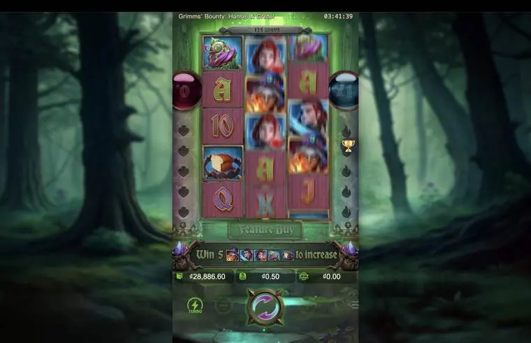 Ảnh bảng biểu tượng & tính năng game Grimms' Bounty: Hansel & Gretel (slot PG) chơi tại LC79