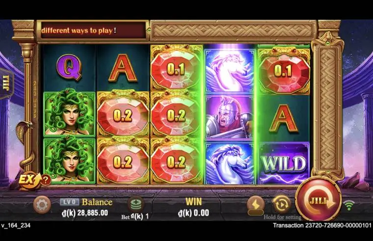 Ảnh bảng biểu tượng & tính năng game Medusa (slot JILI) chơi tại LC79