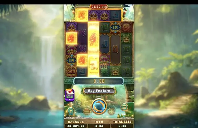 Ảnh bảng biểu tượng & tính năng game QUEEN OF INCA (slot FC) chơi tại LC79