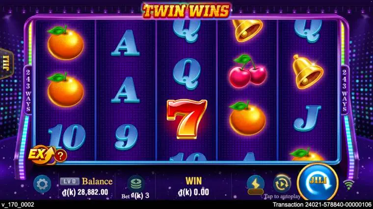 Ảnh bảng biểu tượng & tính năng game TWIN WINS (slot JILI) chơi tại LC79